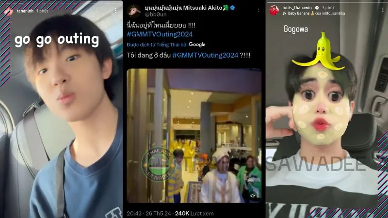 Các nghệ sĩ của GMMTV liên tục cập nhật hình ảnh, story về sự kiện trên trang cá nhân