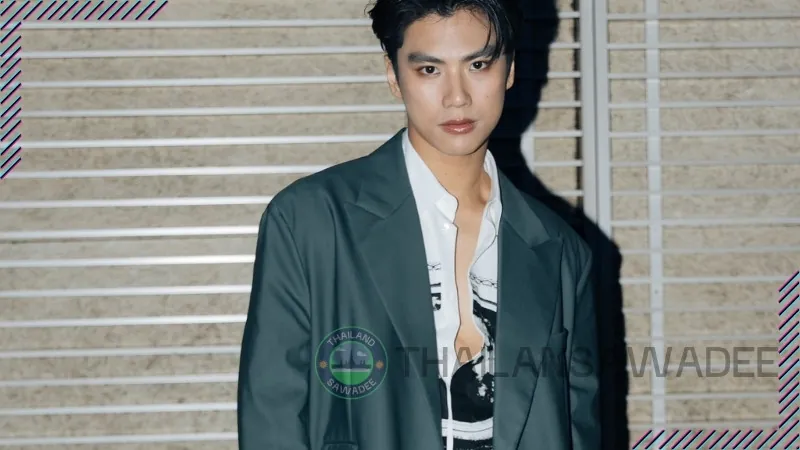 Ohm Pawat sở hữu gương mặt điển trai