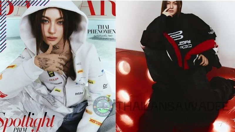 Prim thường xuyên được chọn mặt gửi vàng để chụp ảnh bìa cho các tạp chí thời trang hàng đầu