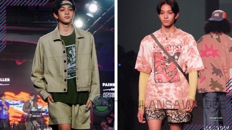 Chokun trong vai trò người mẫu cho nhãn hàng thời trang