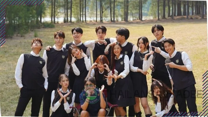 Dew cùng dàn diễn viên chính của bộ phim Home School