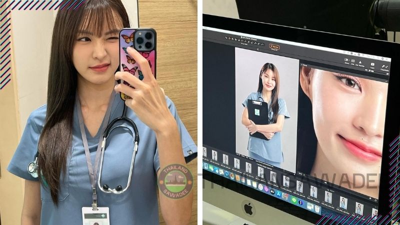 Tạo hình của Kapook trong bộ phim Emergency Couple