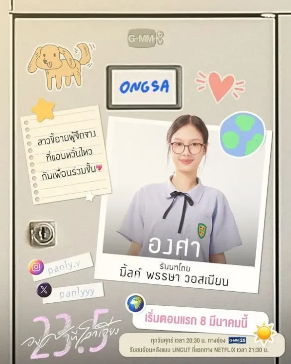 23-5-do-nghieng-trai-dat-the-series-anh-3 Diễn viên Milk trong phim 23.5 The Series