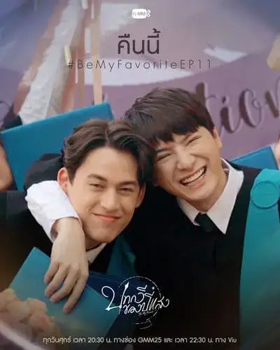 be-my-favorite-the-series-2023-hinh-anh-14 Be My Favorite The Series – ảnh quảng bá tập 11 với Krist và Gawin cười tươi ôm nhau, khoảnh khắc ngọt ngào của cặp đôi chính