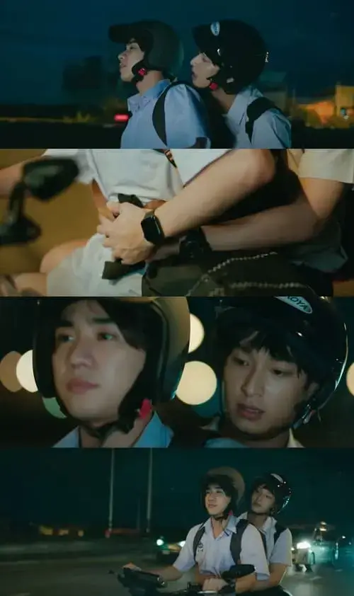 dangerous-romance-the-series-2023-hinh-anh-5 Dangerous Romance The Series với cảnh chở nhau bằng xe máy trong bộ đồng phục học sinh giữa đêm