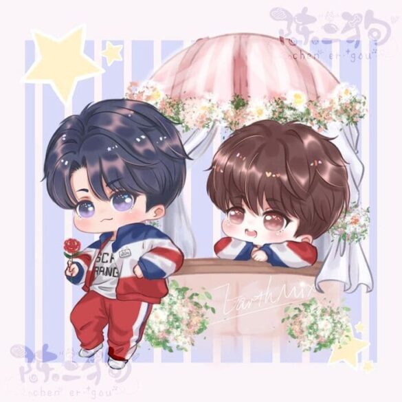 EarthMix couple ảnh đôi thân mật