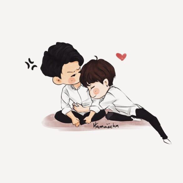 fanart-mewgulf-3 MewGulf couple ảnh đôi thân mật