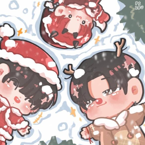 Fanart của couple PerthSanta Thái