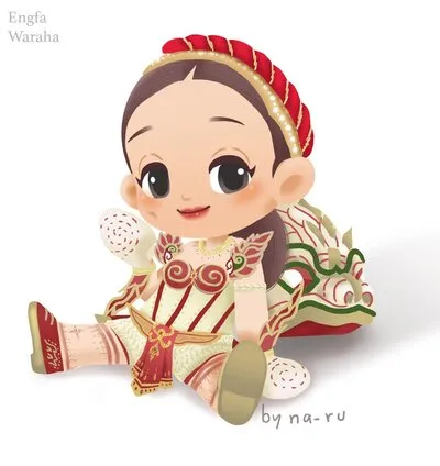 fanart-theo-concept-au-5 Engfa Waraha fanart phong cách hiện đại