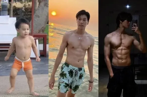 Phuwin Tangsakyuen hình thể khỏe mạnh