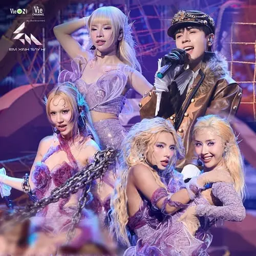 Anh-MaiQuinn-ga-san-ca-1 Ảnh MaiQuinn Gã Săn Cá chụp cùng dàn nghệ sĩ trong tạo hình sân khấu fantasy