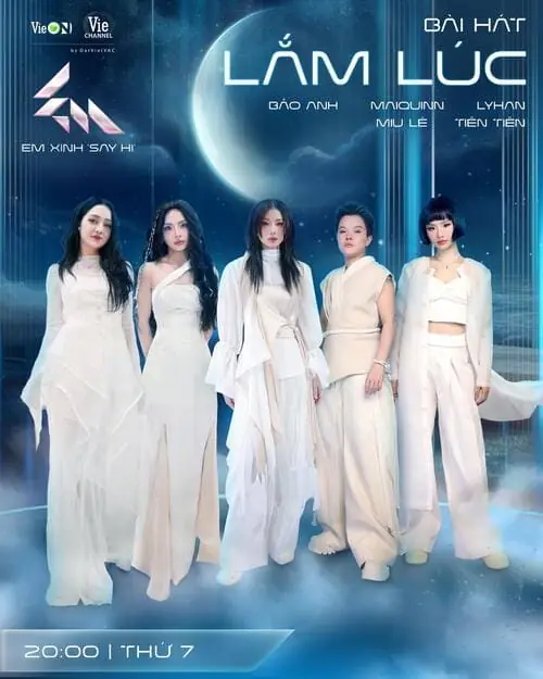 anh-maiquinn-va-lam-luc Ảnh MaiQuinn trong poster ca khúc Lắm Lúc cùng dàn nghệ sĩ mặc váy trắng