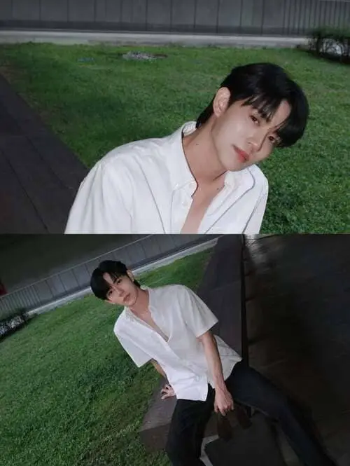 korn-palat-chayutnitiroj-thu-vien-hinh-anh-1 Korn Palat Chayutnitiroj áo trắng chụp đêm bên bãi cỏ