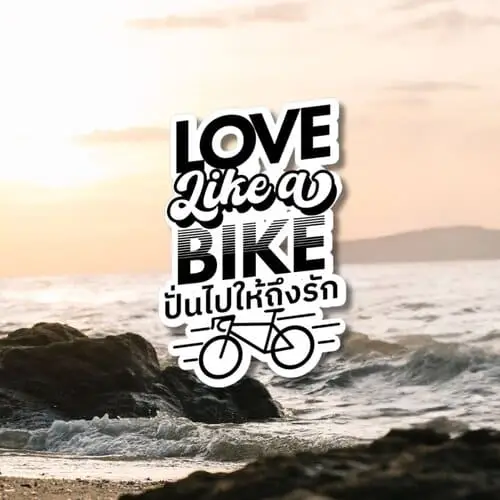 phim-love-like-a-bike-the-series-2026-thu-vien-hinh-anh-4 Logo Love Like a Bike The Series trên nền biển