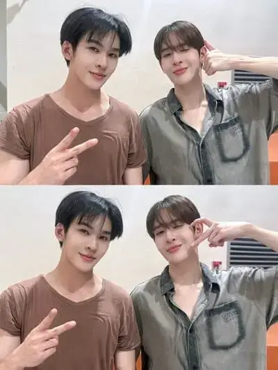 mr-fanboy-the-series-2026-hinh-anh-8 Hậu trường Mr.Fanboy hai nam chính tạo dáng vui vẻ chụp ảnh chung